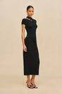 MARLINE KNIT SKIRT - BLACK