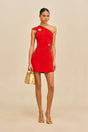 LABELLA KNIT DRESS - VERMILION