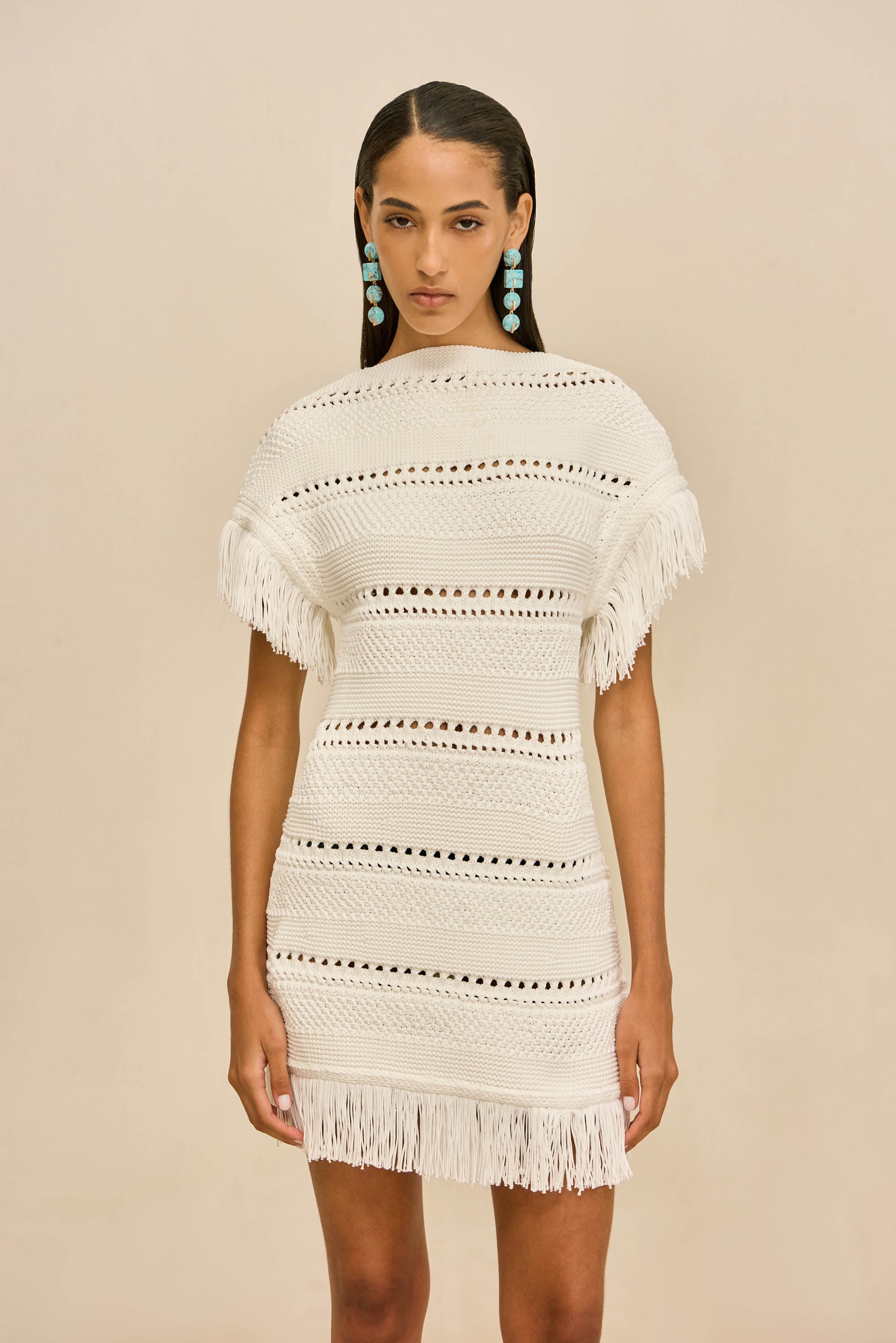 Cult Gaia - Maren Knit Dress - Off White Cult Gaia - Maren Knit Dress - Off White