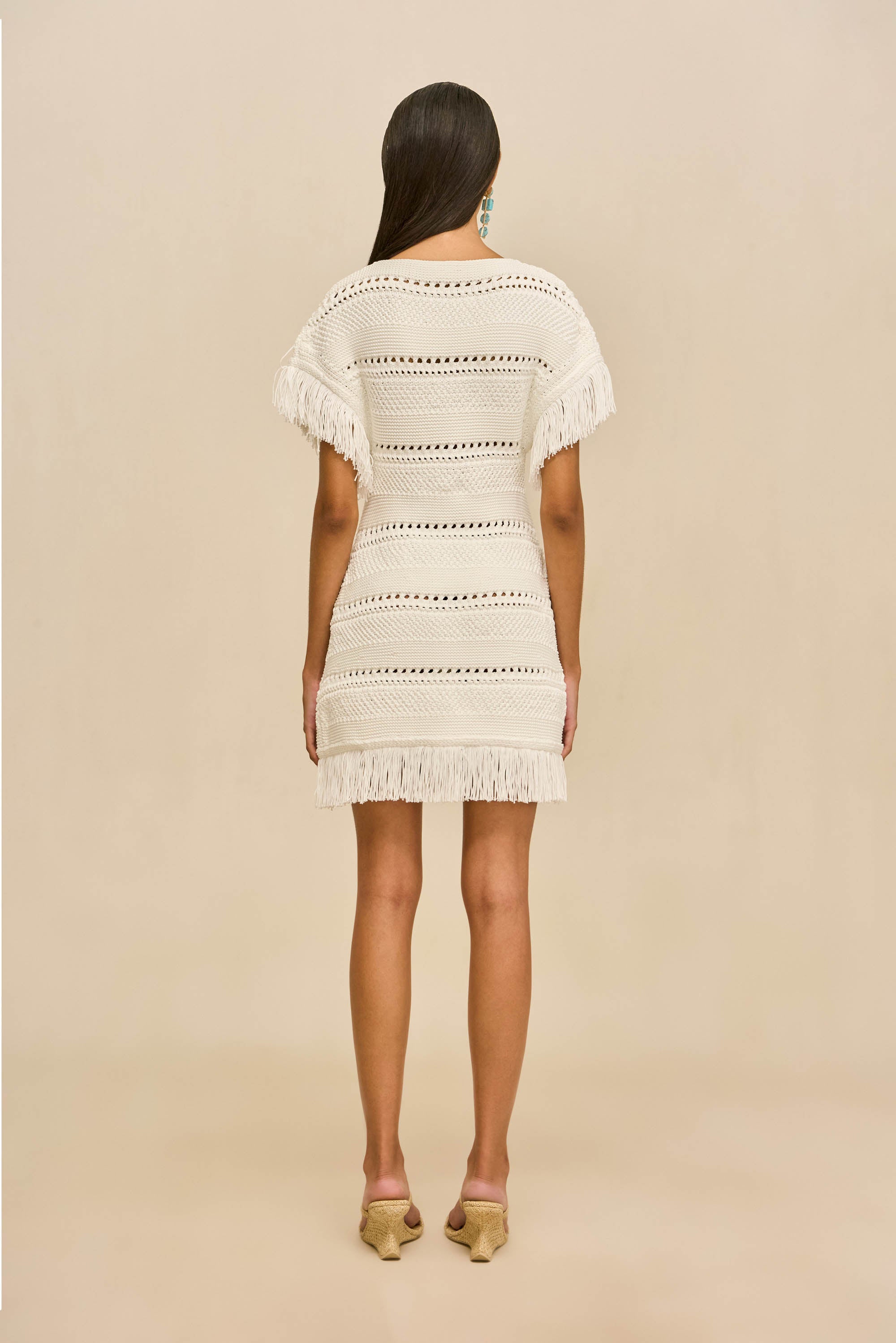 Cult Gaia - Maren Knit Dress - Off White Cult Gaia - Maren Knit Dress - Off White