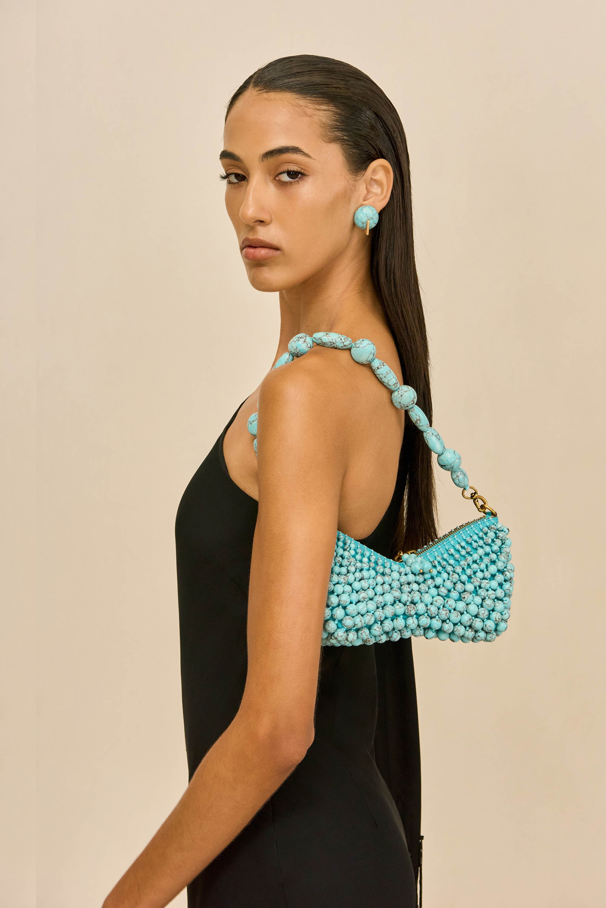 MERCIER MINI SHOULDER BAG - IBIZA TURQUOISE