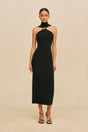 JESSICA KNIT DRESS - BLACK
