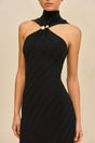 JESSICA KNIT DRESS - BLACK