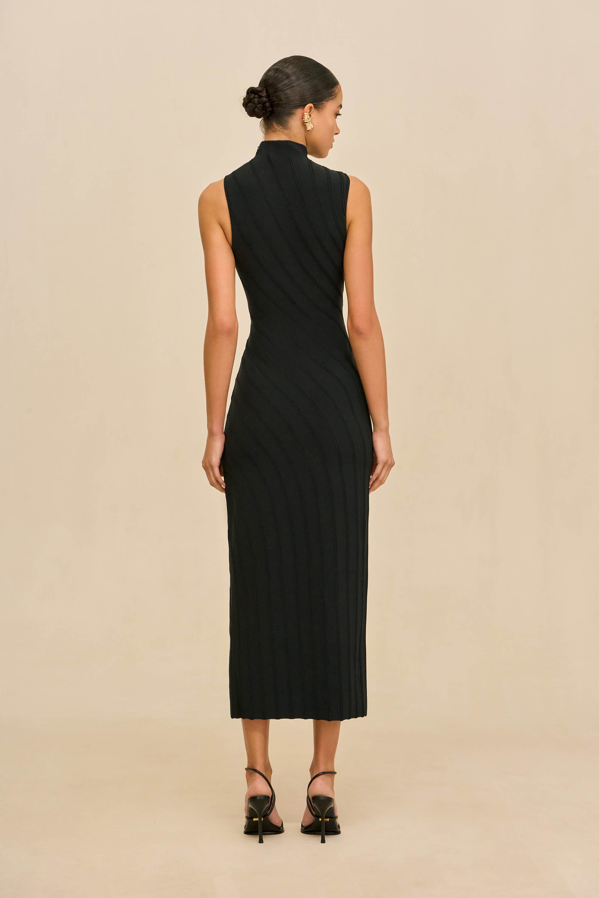 cult gaia brooke knit dress cult gaia | Dresses | Cult Gaia Brooke Sleeveless Knit Cutout Ankle Dress In Black