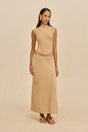 INFINITY SKIRT - SESAME