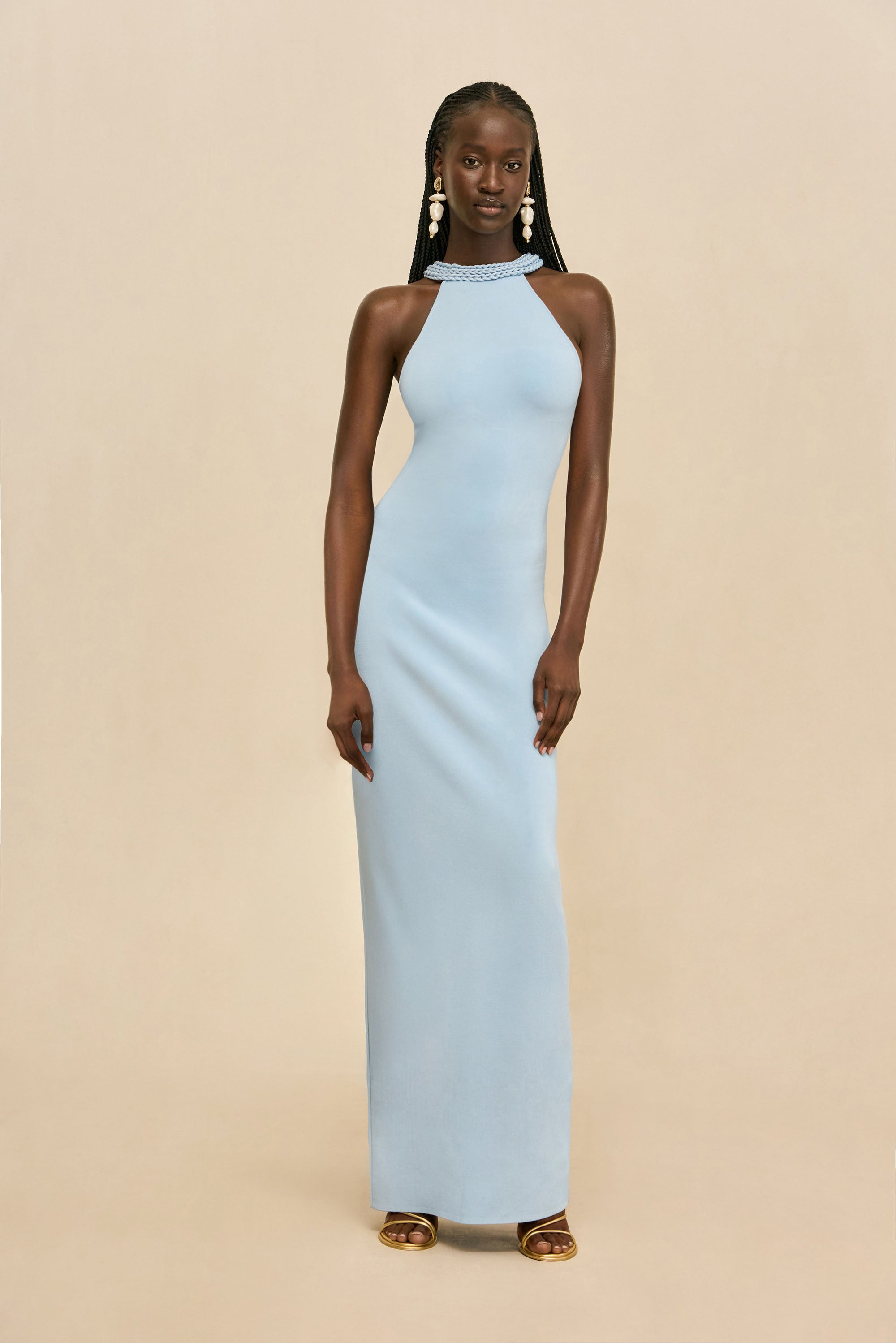 CASSIDY KNIT GOWN - COASTAL – CULT GAIA