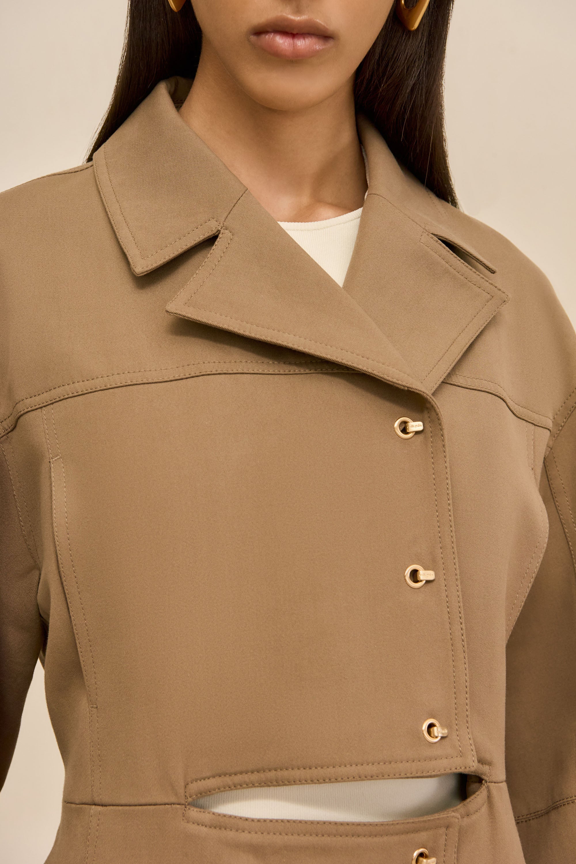 MAGDALENA TRENCH COAT - SESAME – CULT GAIA