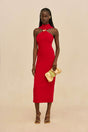 JESSICA KNIT DRESS - VERMILION