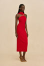 JESSICA KNIT DRESS - VERMILION