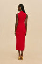 JESSICA KNIT DRESS - VERMILION