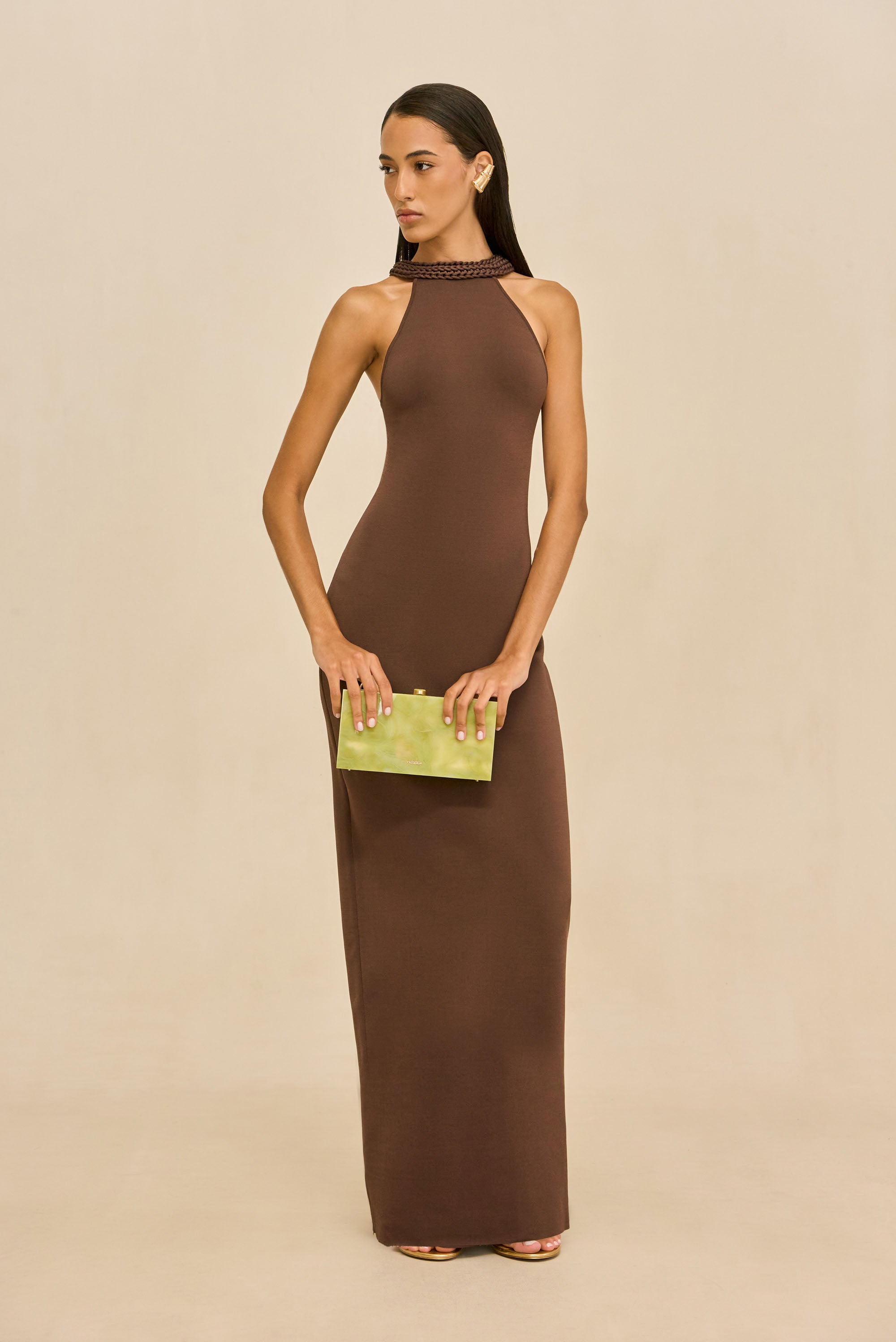 Cult Gaia Cassidy Dress in Brown