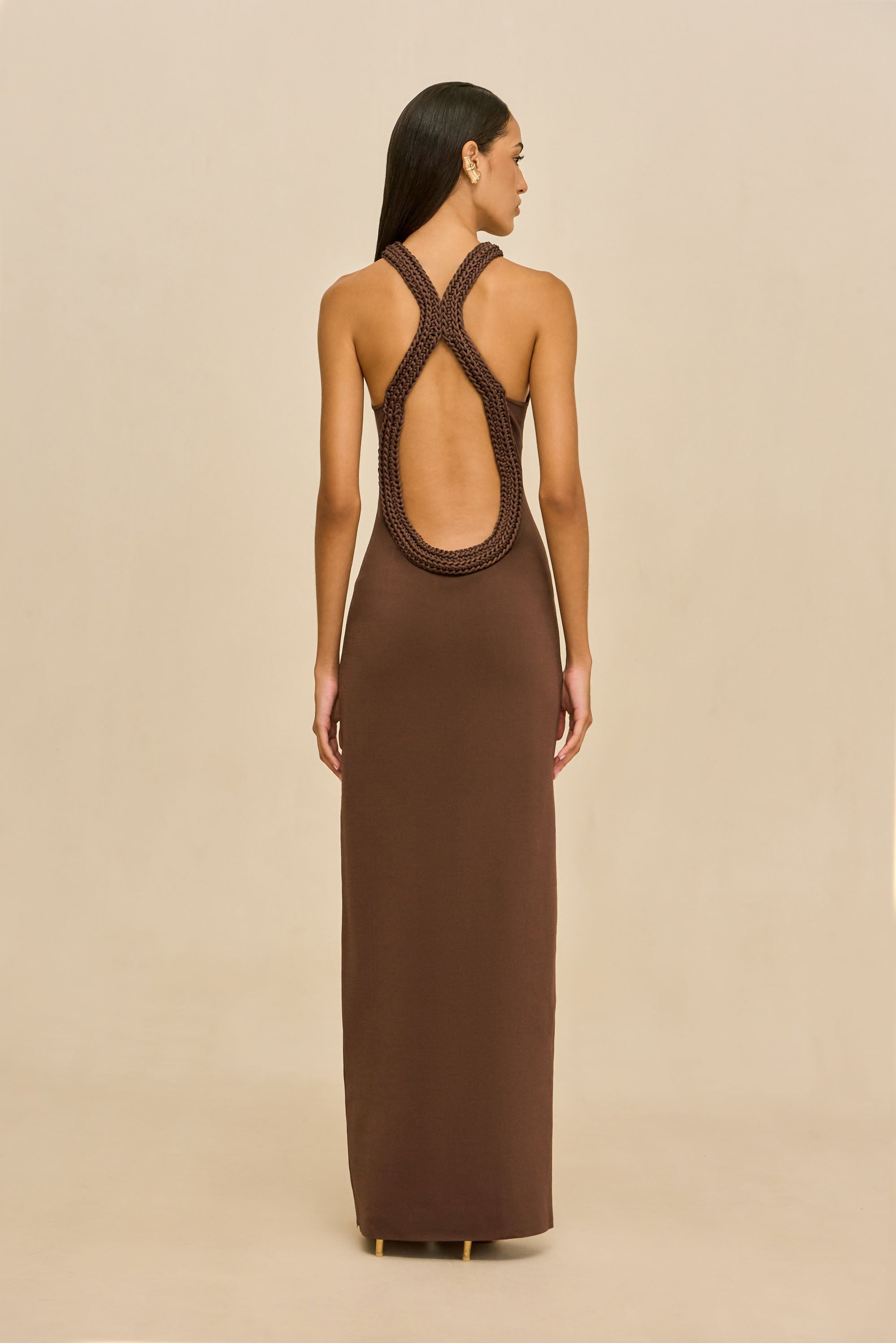 knee length black velvet dress Tarna | Black Velvet Midi Dress With Bow Straps