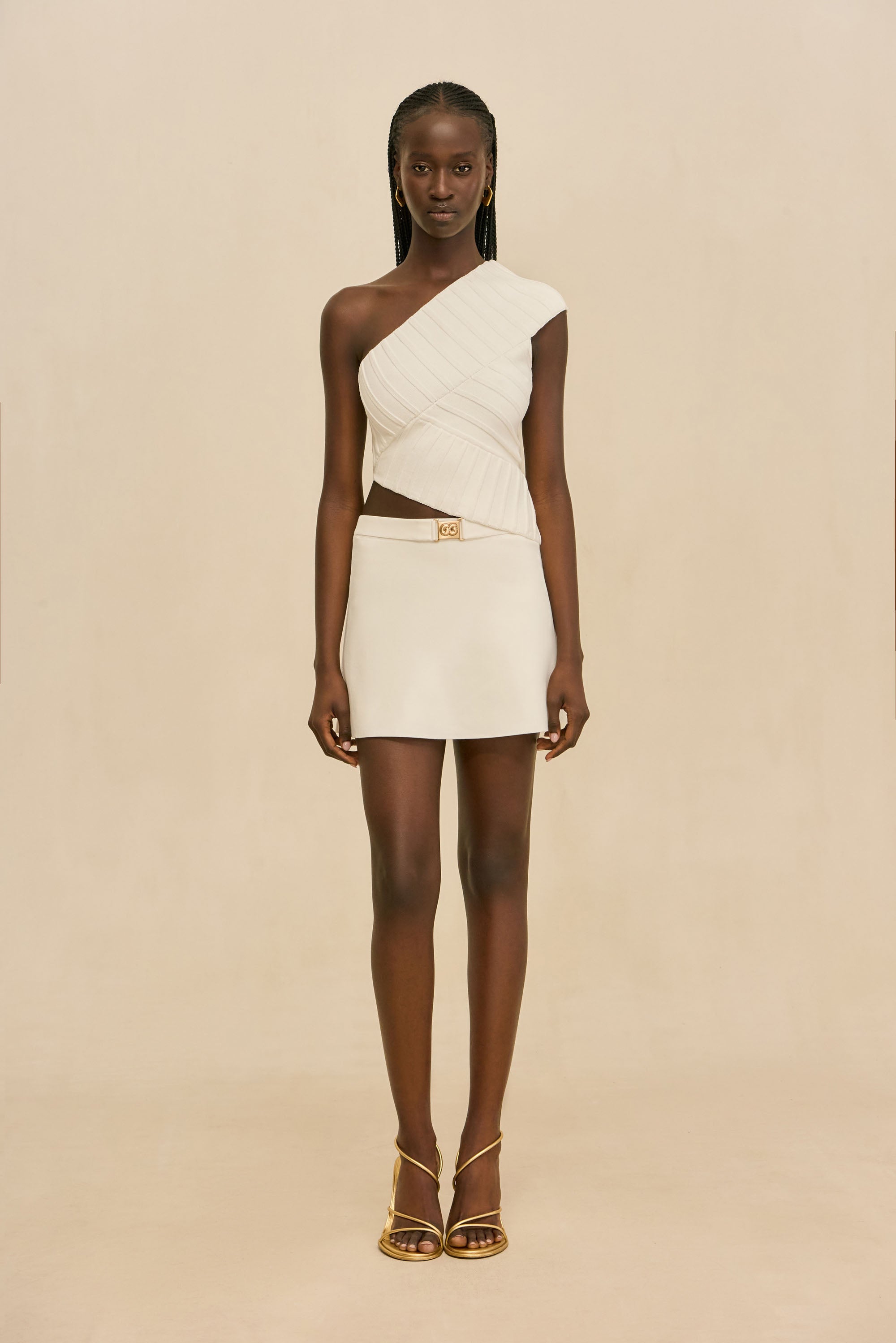 ANDERSON KNIT TOP - OFF WHITE