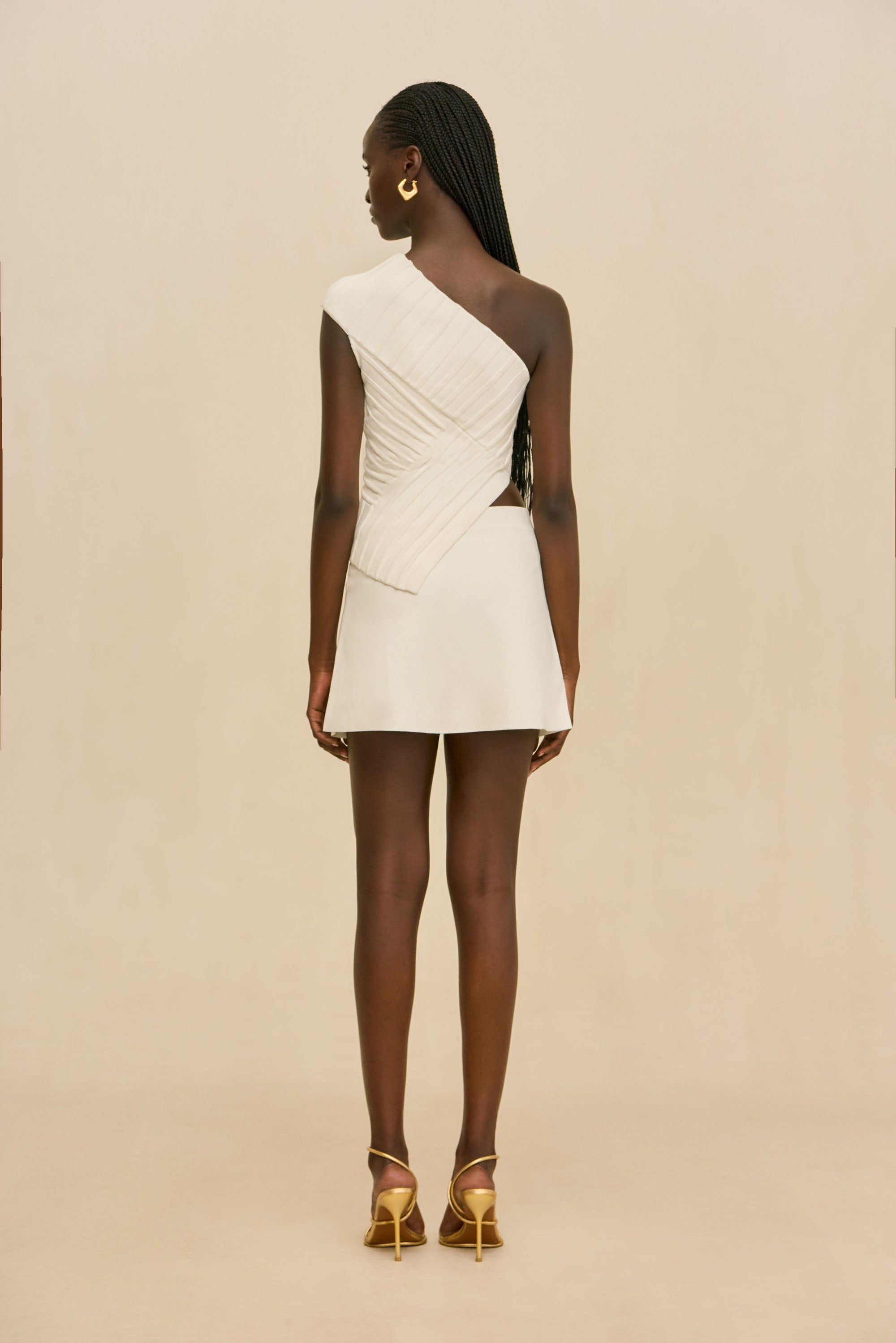 AMORET KNIT SKIRT - OFF WHITE – CULT GAIA