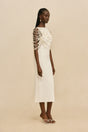 MERI KNIT DRESS - OFF WHITE