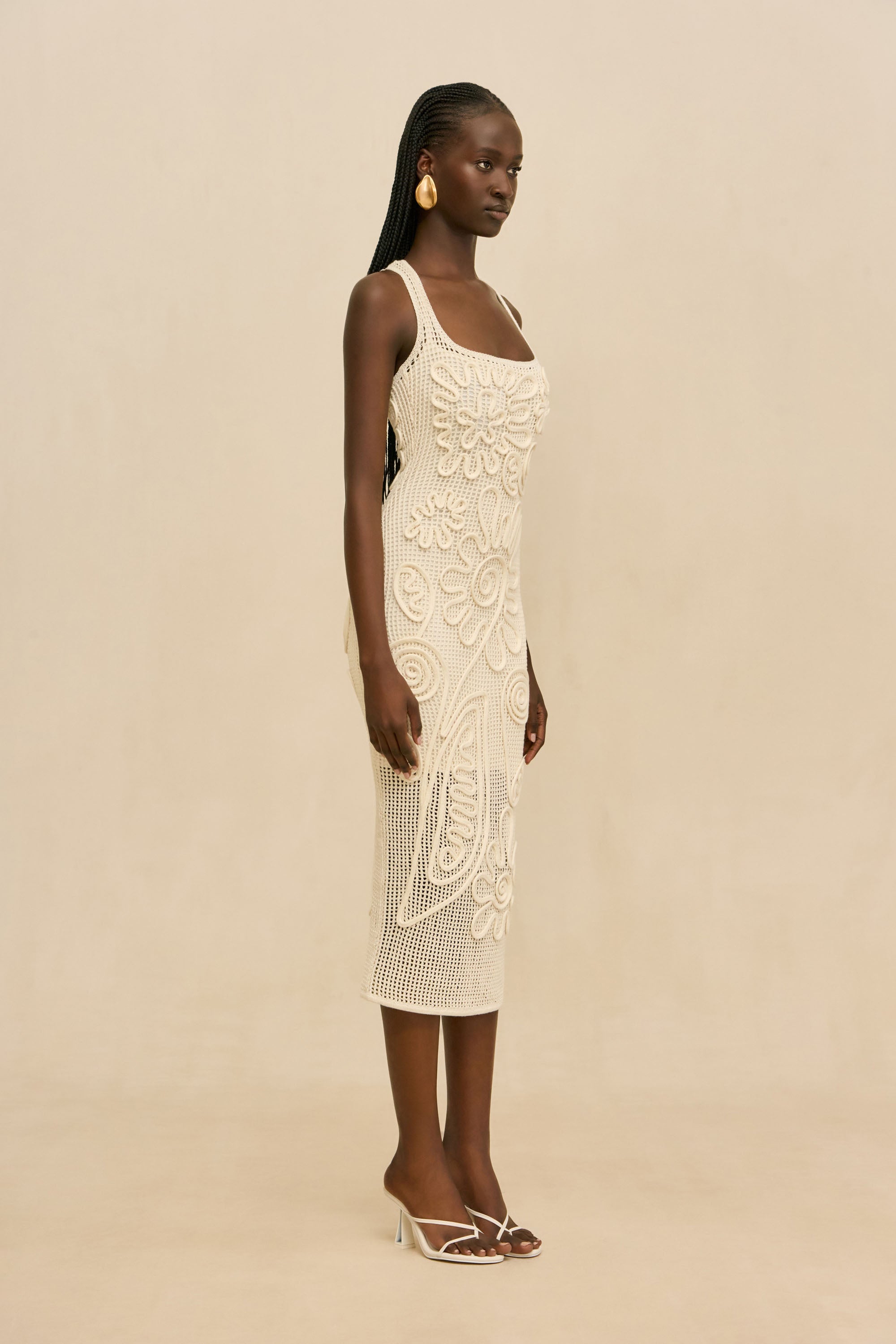 Cult Gaia - Nissa Knit Dress - Off White Cult Gaia - Nissa Knit Dress - Off White