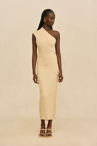CIELO KNIT DRESS - BEACH | CIELO KNIT DRESS - BEACH