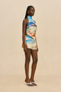 BINA TOP - RIO BEACH PRINT