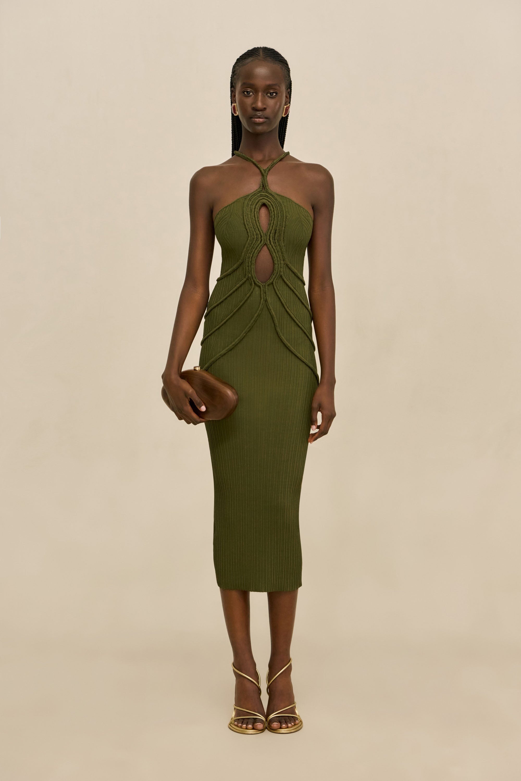 AVERY KNIT DRESS - SERPENT