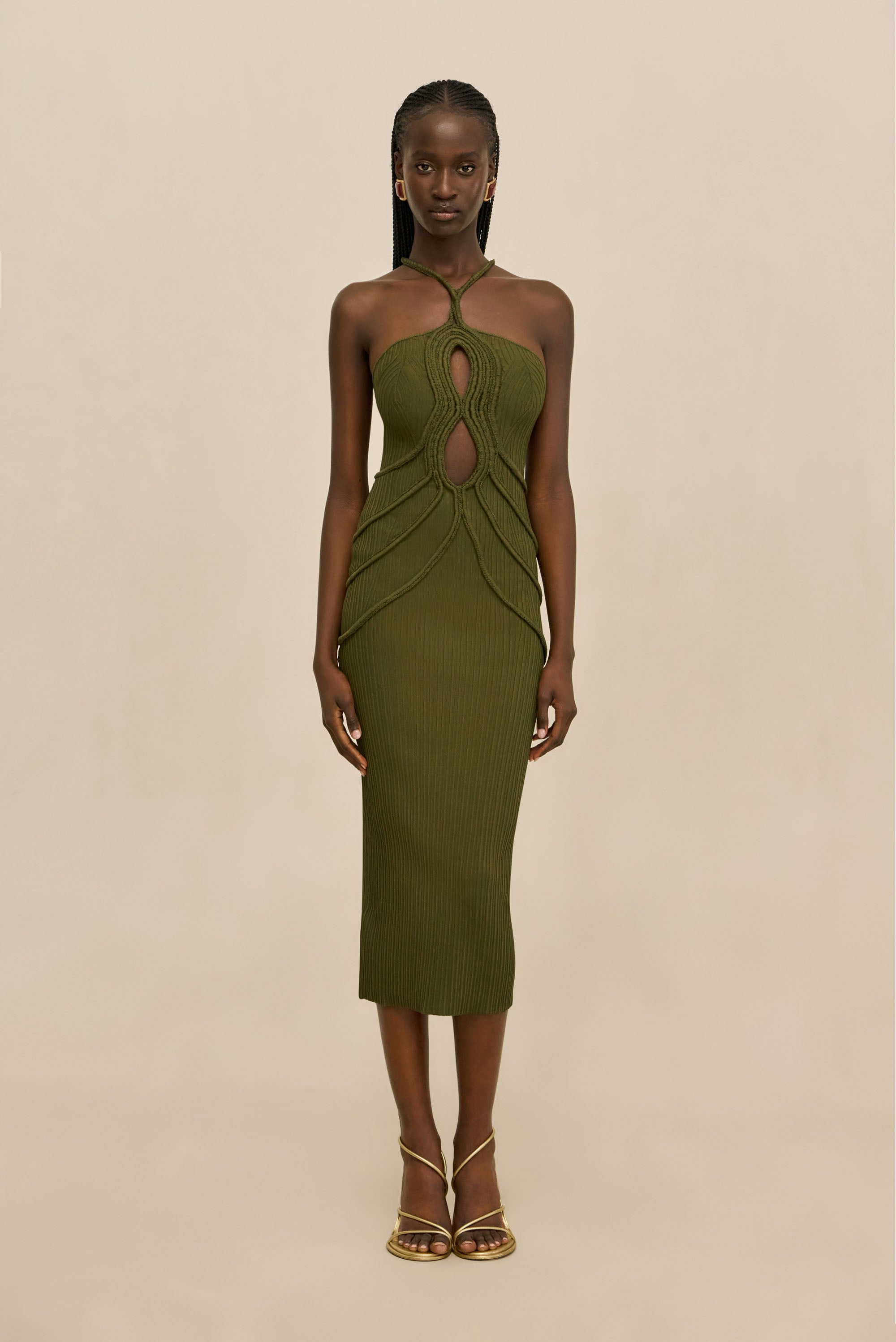 AVERY KNIT DRESS - SERPENT