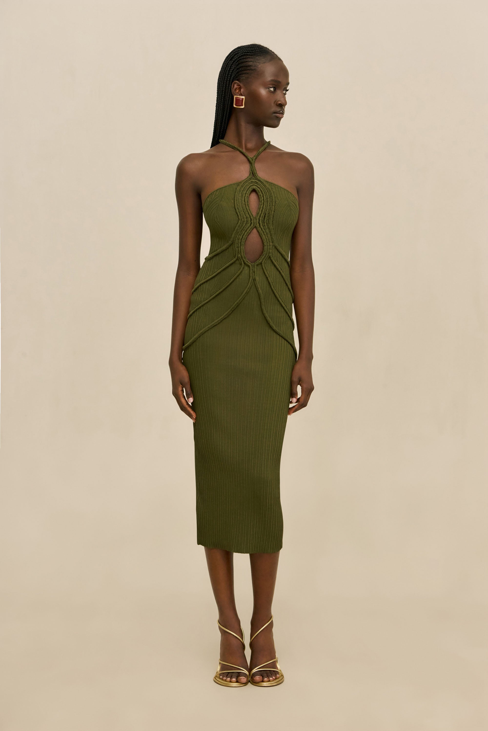 AVERY KNIT DRESS - SERPENT