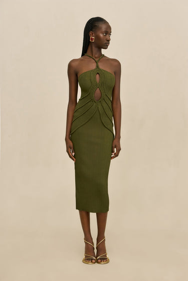 AVERY KNIT DRESS - SERPENT | AVERY KNIT DRESS - SERPENT | Secondary image