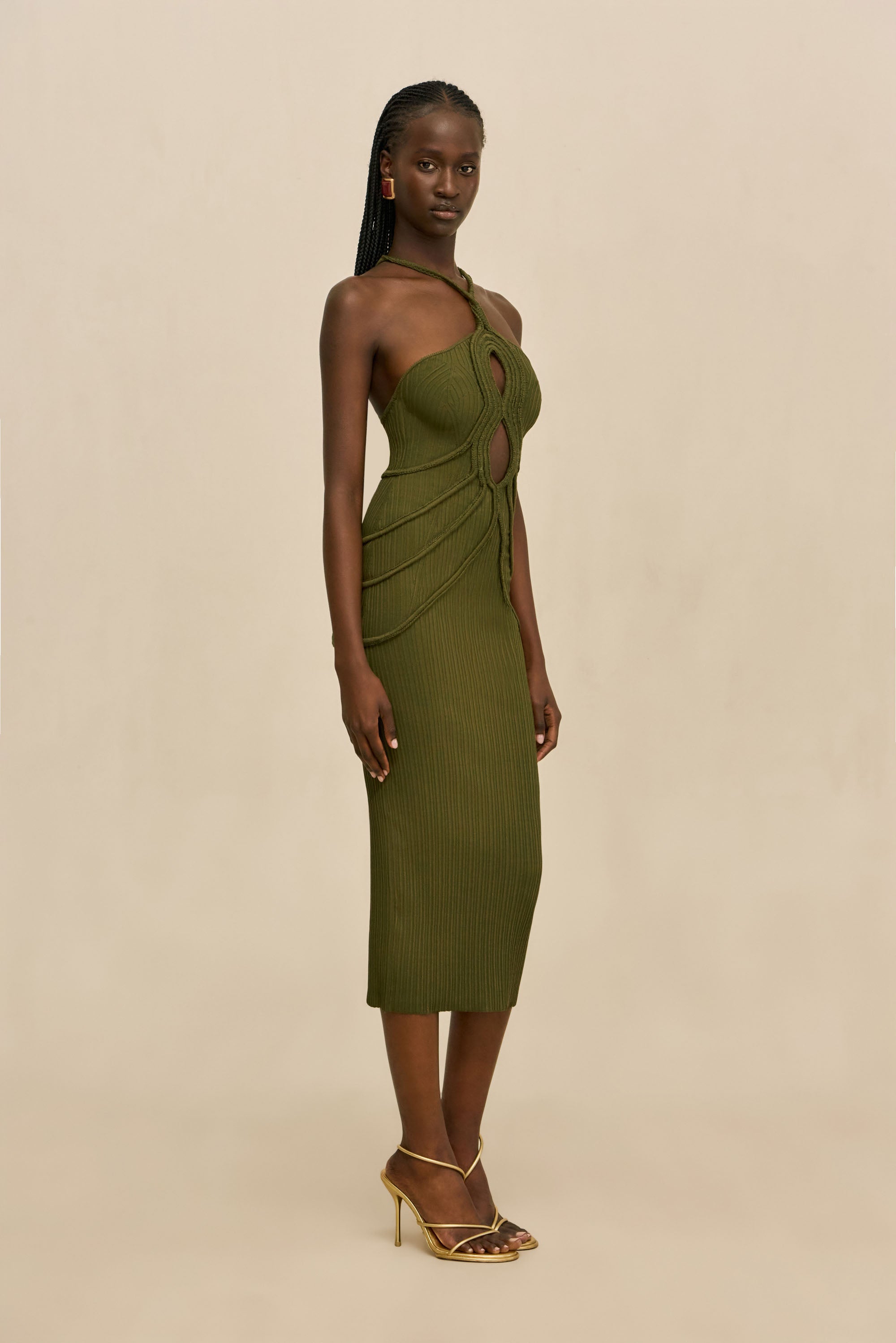 AVERY KNIT DRESS - SERPENT