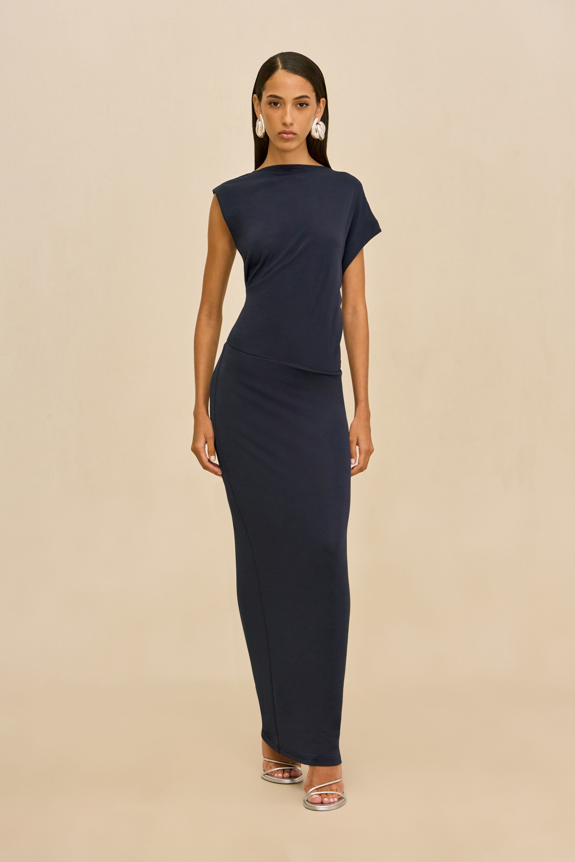 JONA DRESS - DEEP LAKE