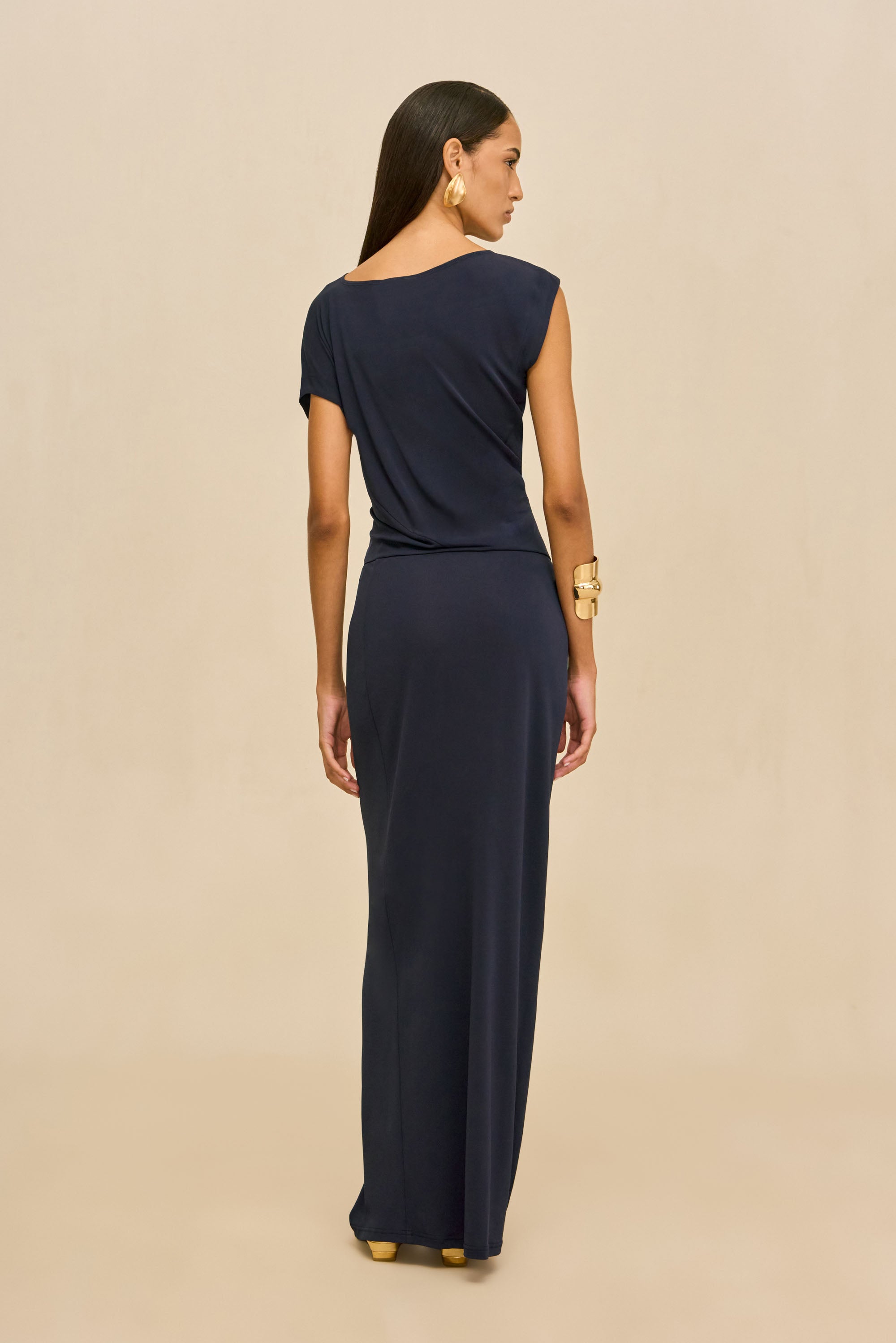 lpa giana maxi dress LPA Giana Maxi Dress in Cacao by LPA