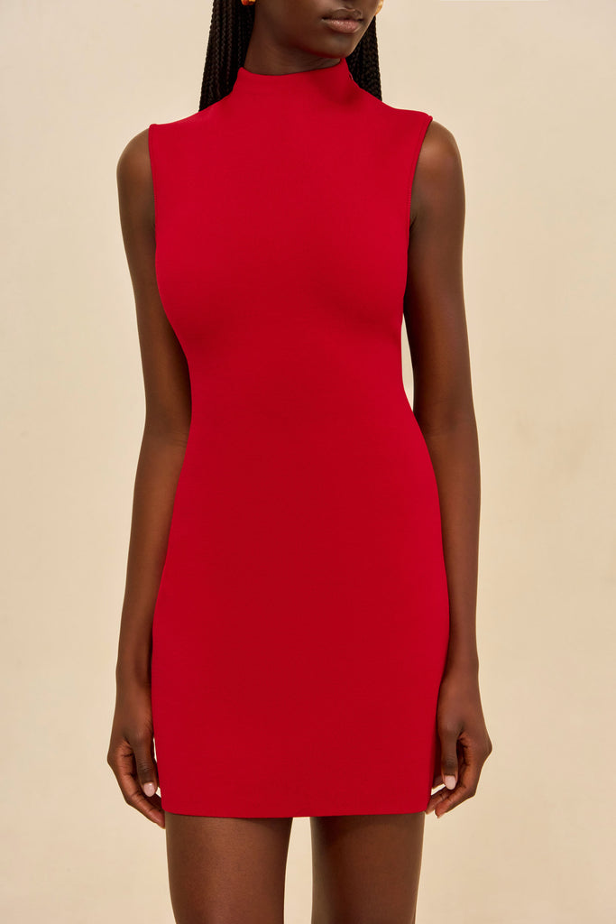 HARLOW KNIT DRESS - MERLOT – CULT GAIA