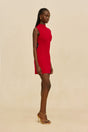 HARLOW KNIT DRESS - MERLOT