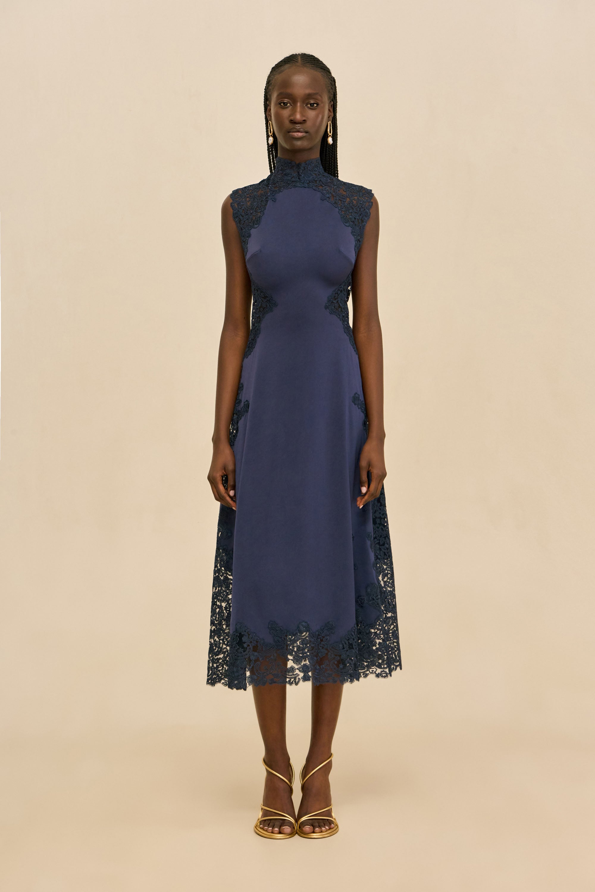 ANIMA DRESS - DEEP LAKE