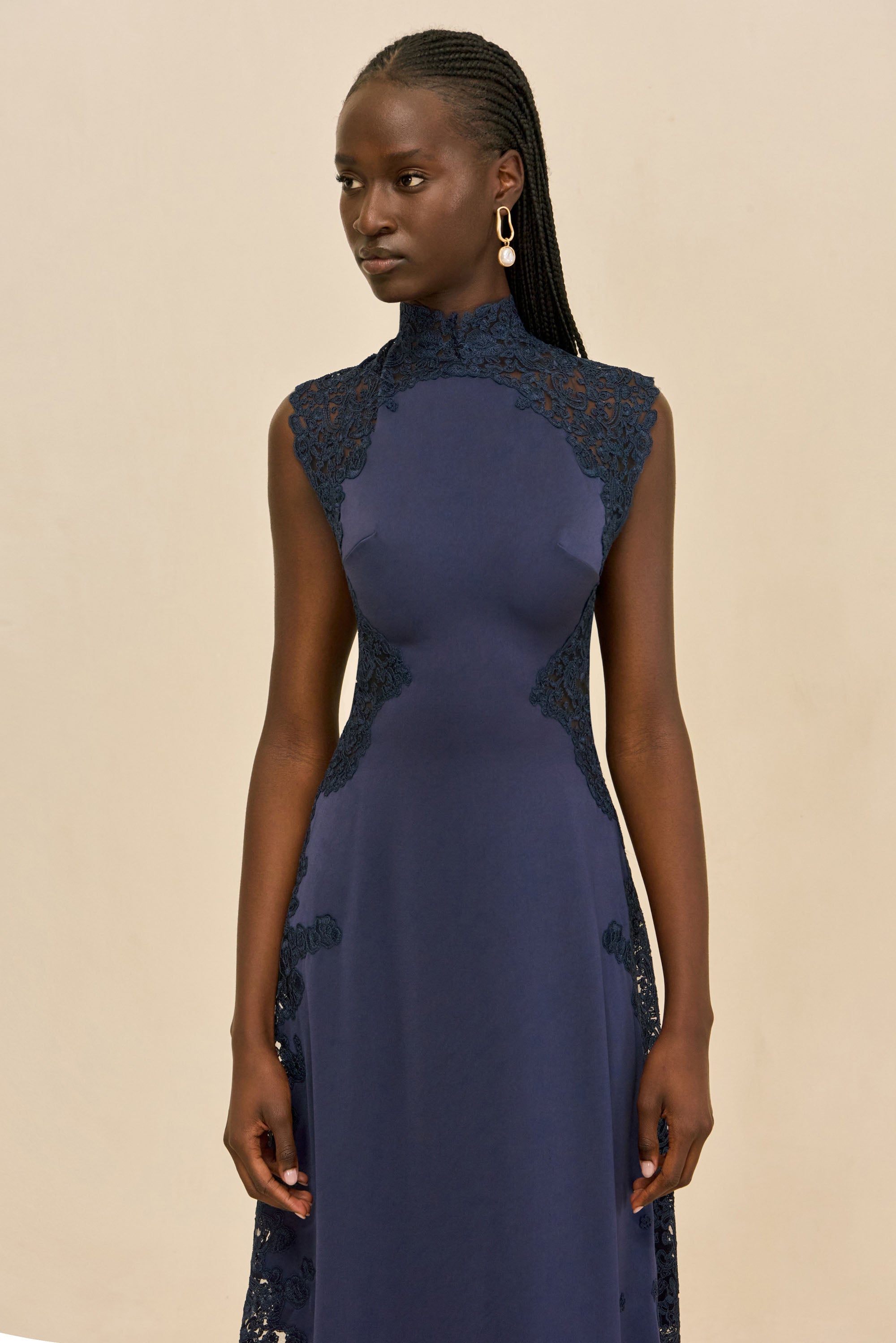 ANIMA DRESS - DEEP LAKE