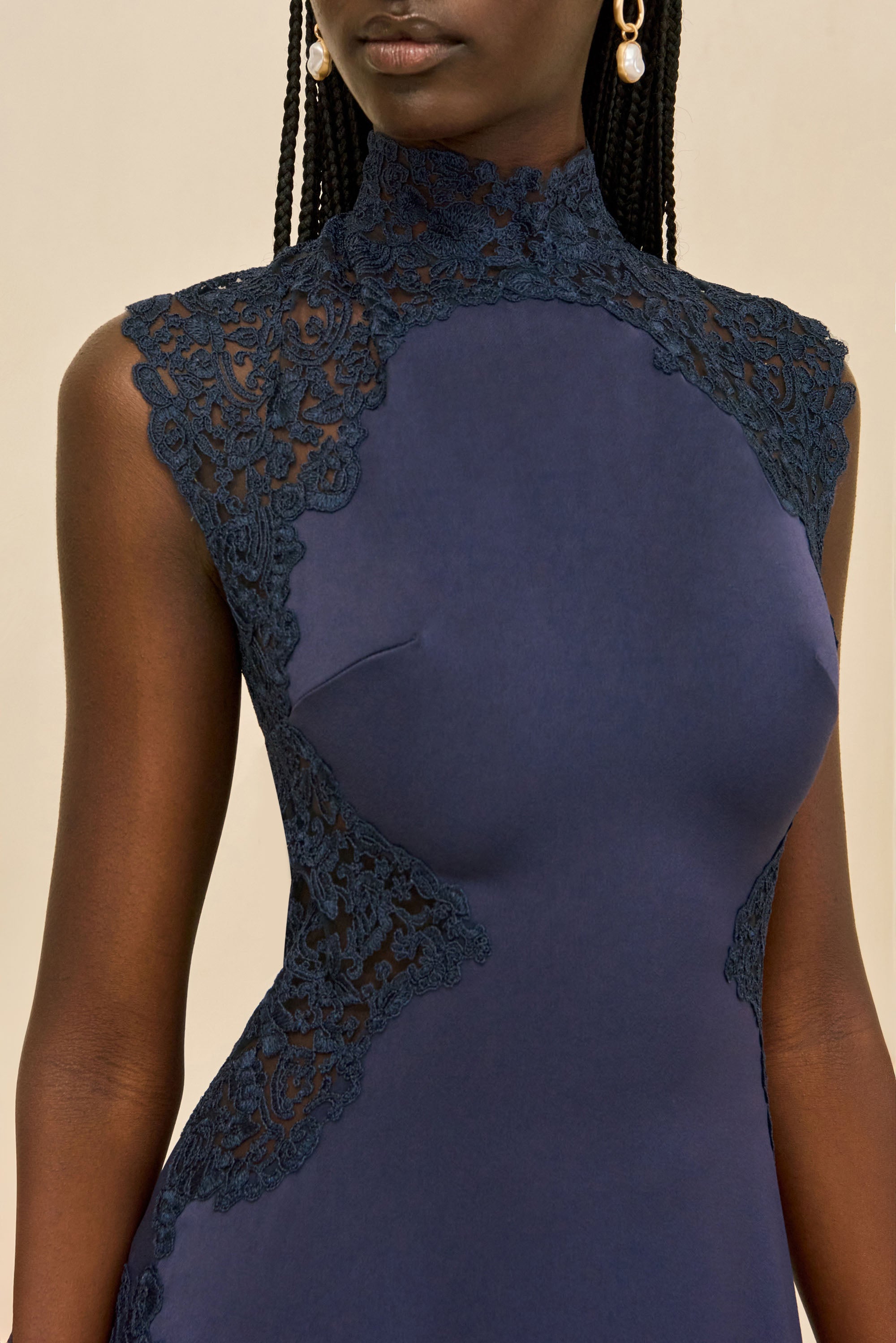 ANIMA DRESS - DEEP LAKE