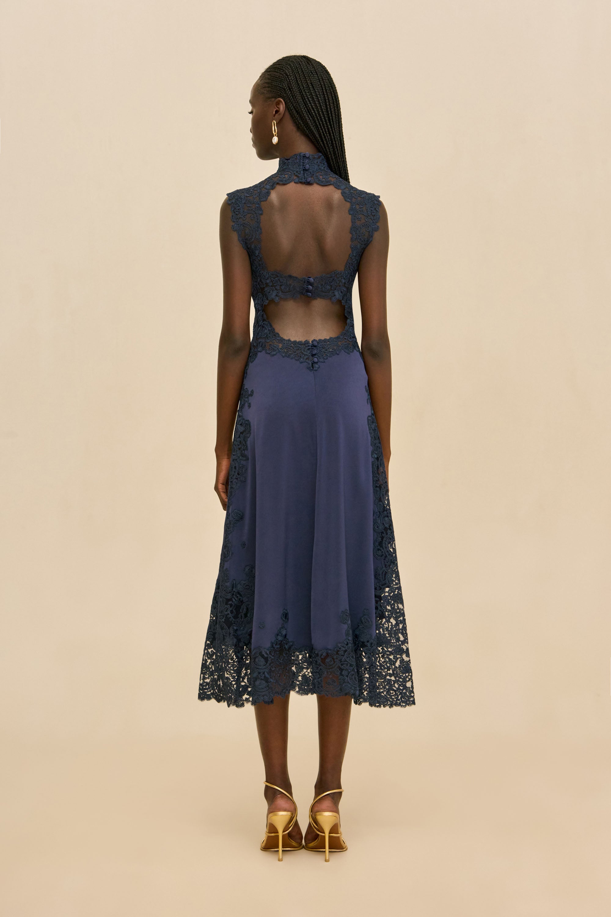 ANIMA DRESS - DEEP LAKE