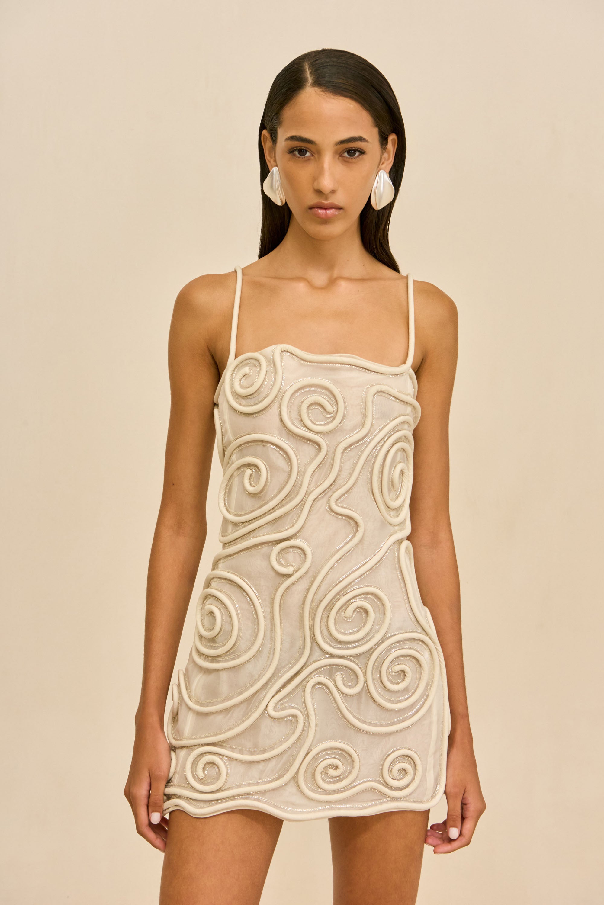 cult gaia white dress TALINA DRESS
