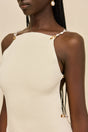 CASSI KNIT DRESS - OFF WHITE