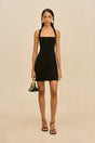 SIAM KNIT DRESS - BLACK