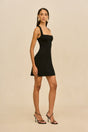 SIAM KNIT DRESS - BLACK