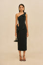 BLENDA KNIT DRESS - BLACK