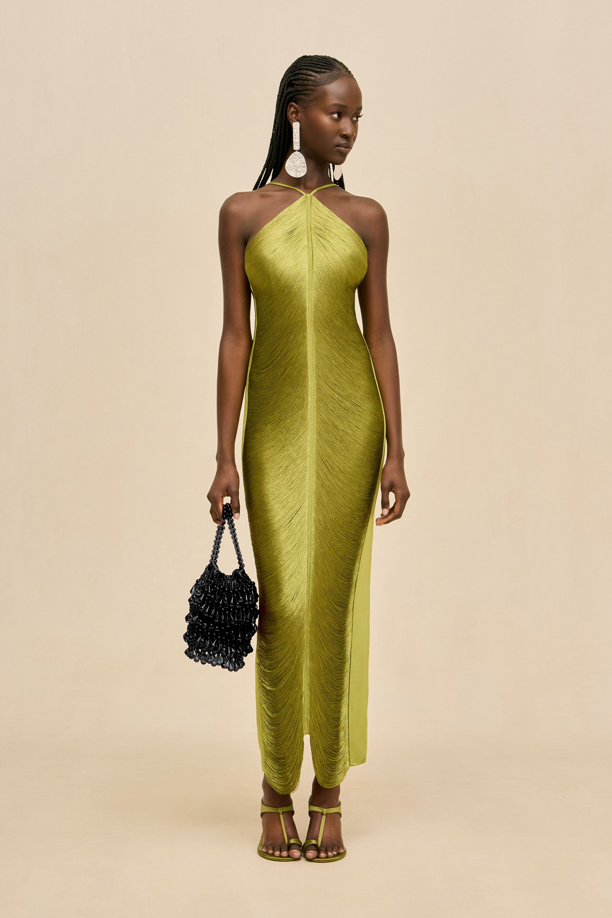 RENATA GOWN - CHIVE