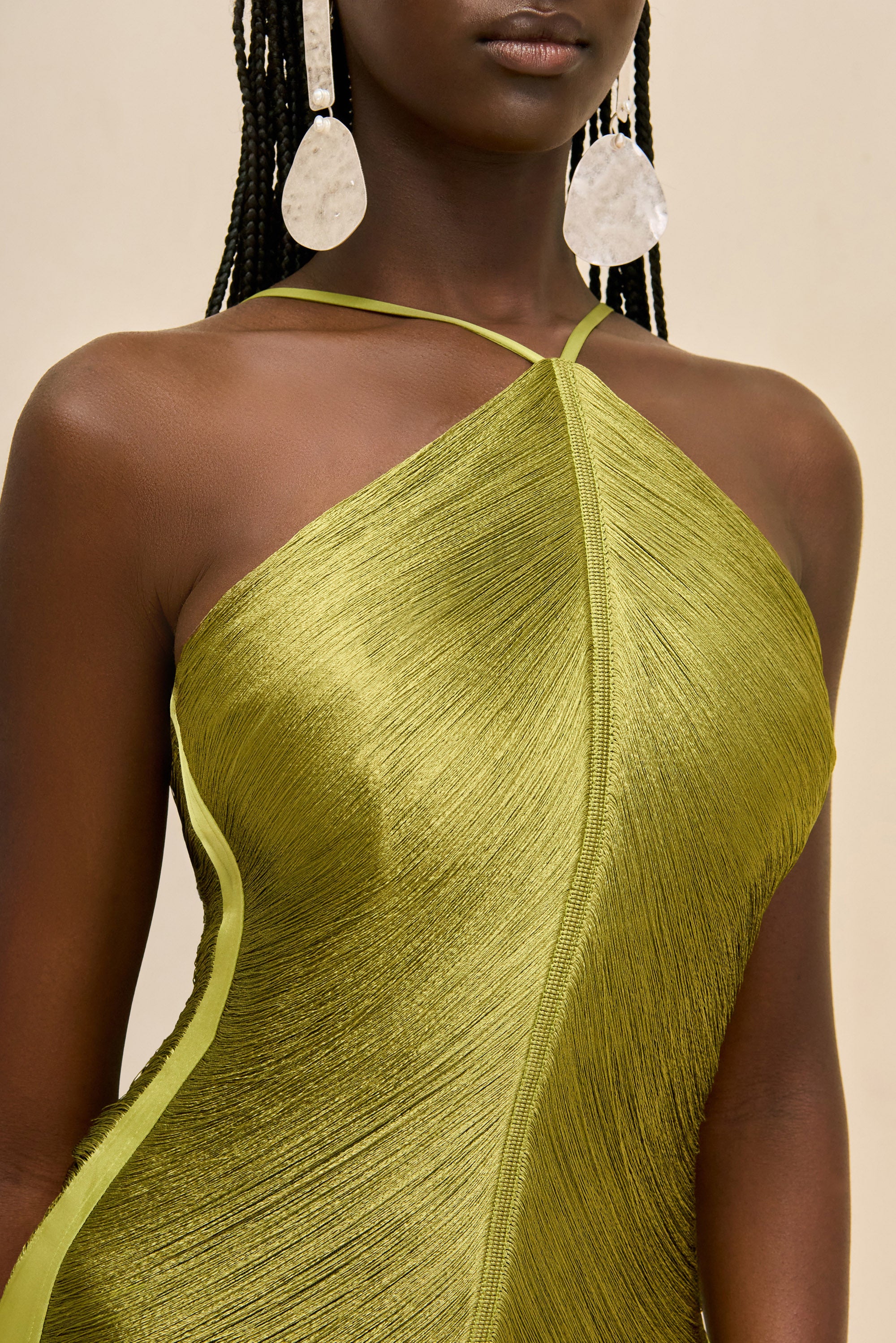 RENATA GOWN - CHIVE
