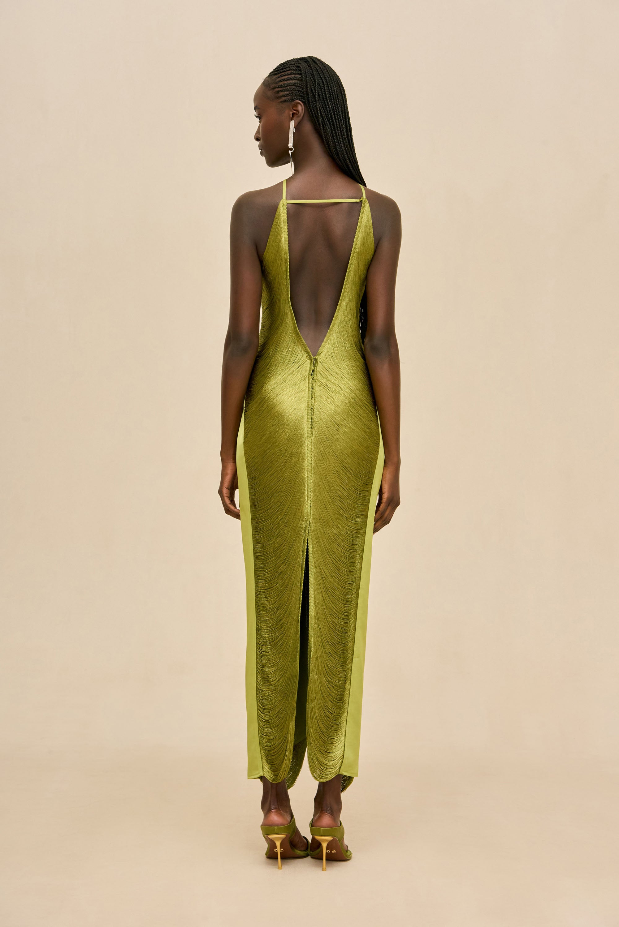 RENATA GOWN - CHIVE