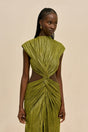 VOSS GOWN - CHIVE