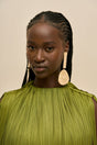 SOLANA EARRING - BRUSHED BRASS