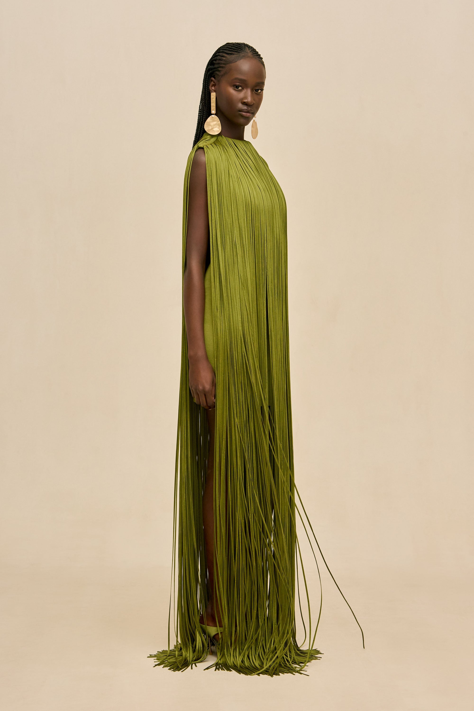 ARIANNA GOWN - CHIVE