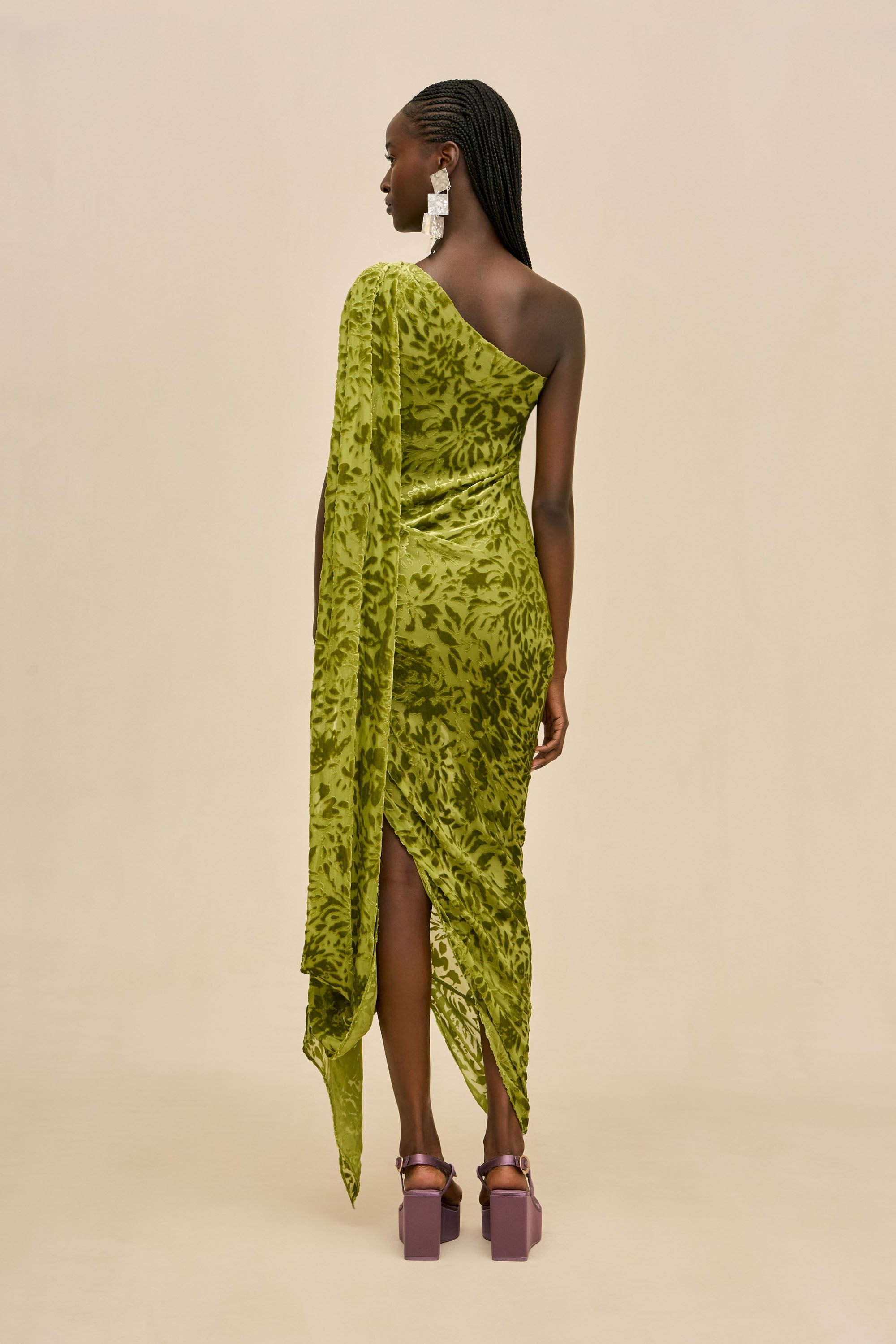 SARAI GOWN - CHIVE