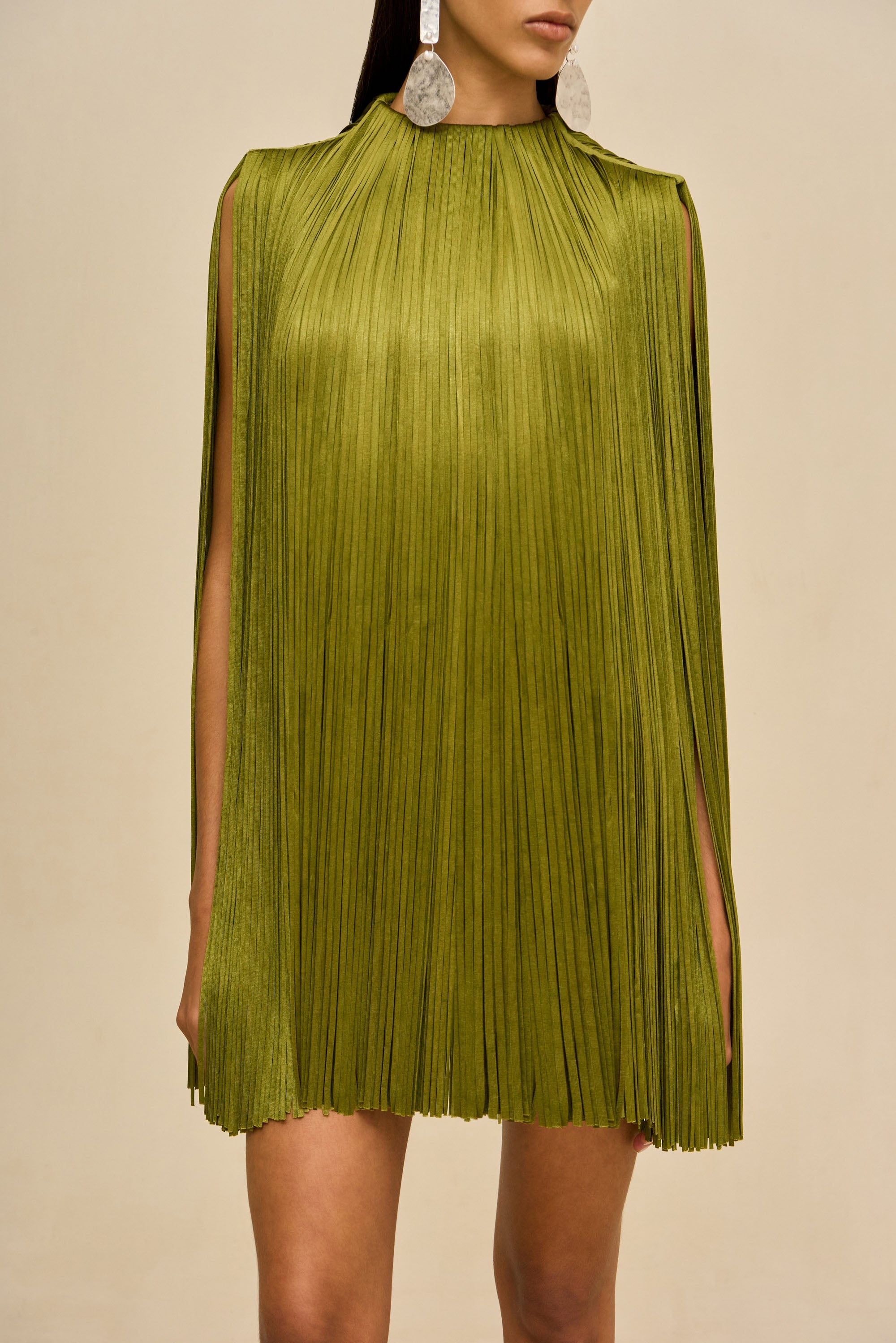 MONICA DRESS - CHIVE