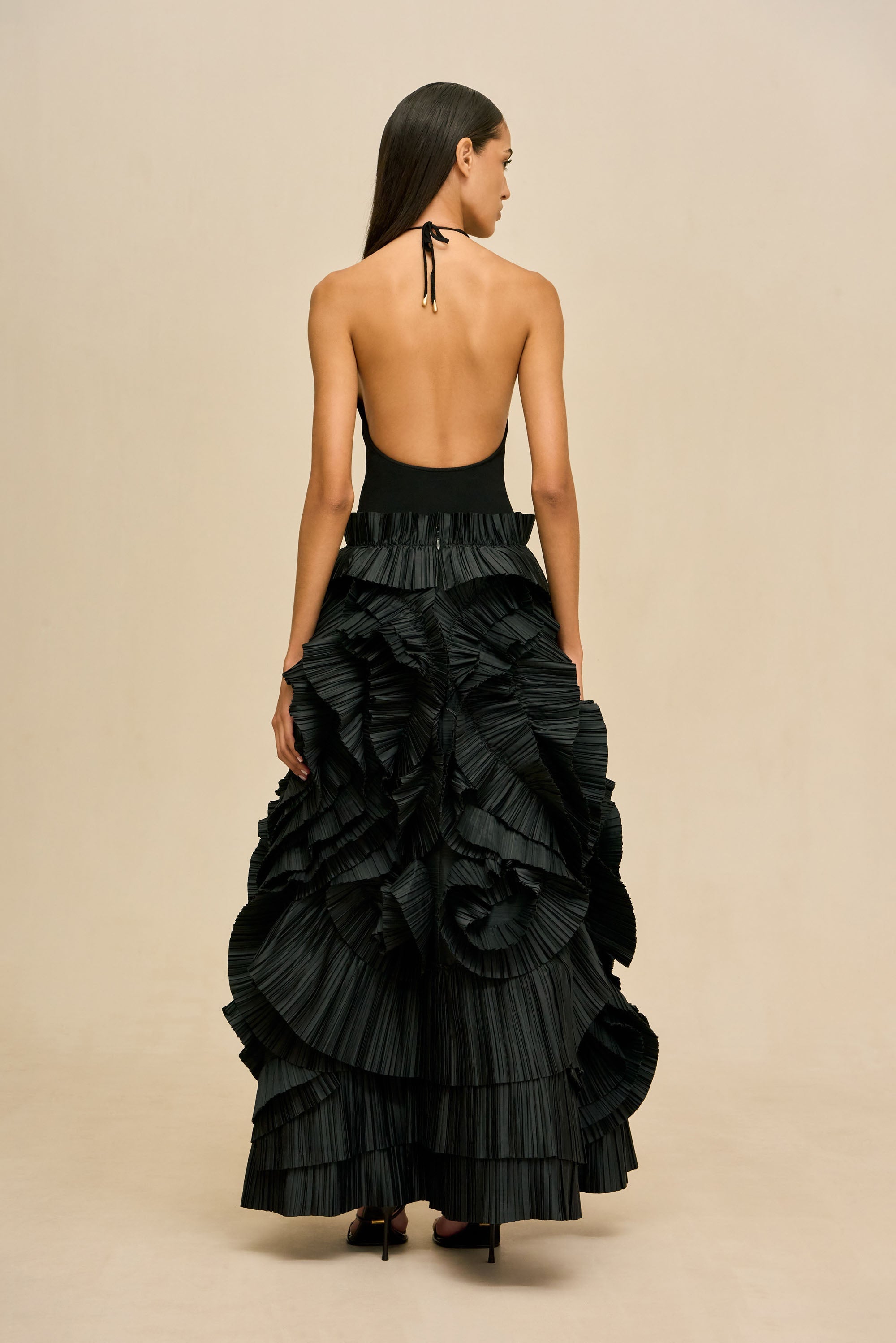 PRIMAVERA SKIRT - BLACK