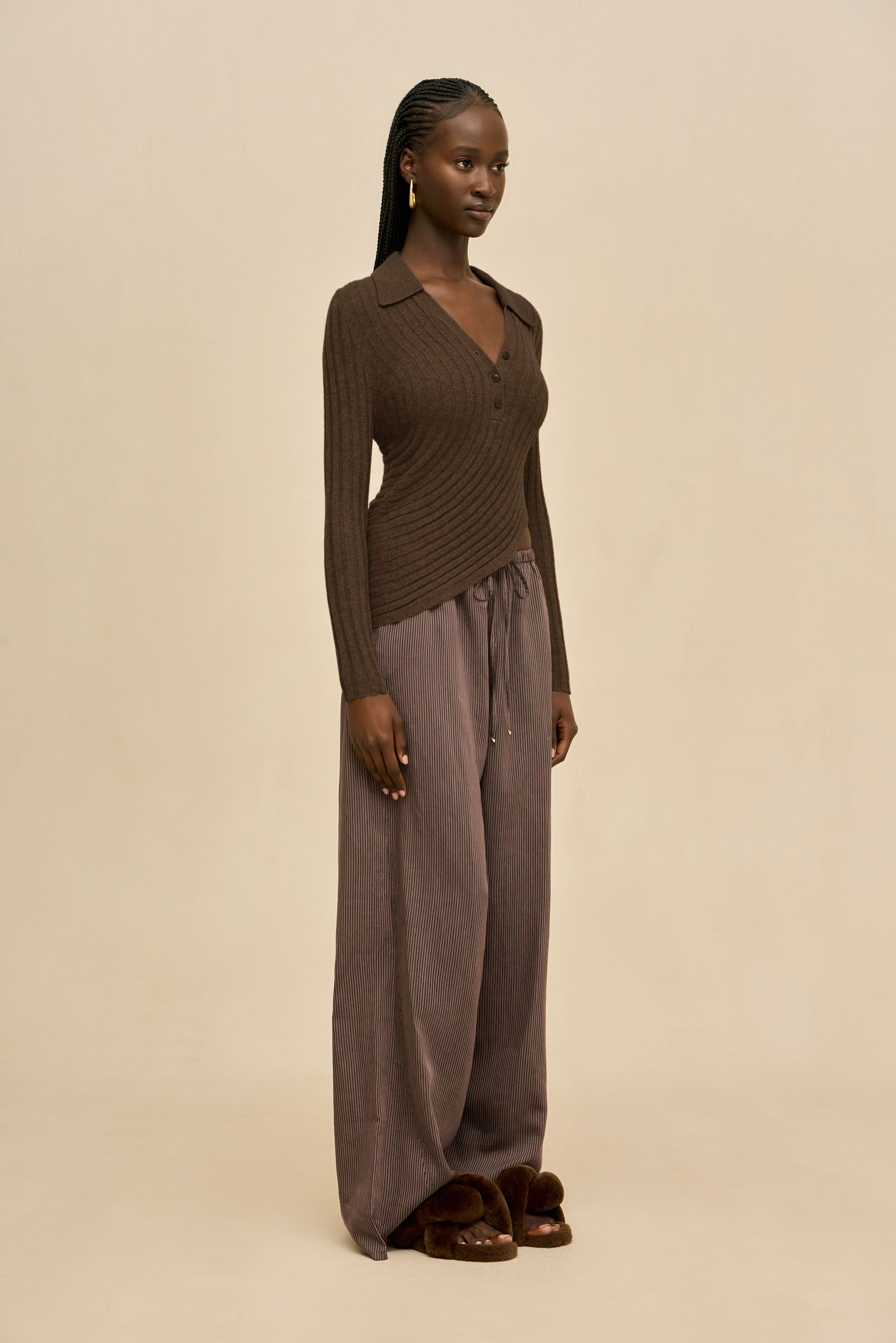 CARYS PANT - WREN STRIPE